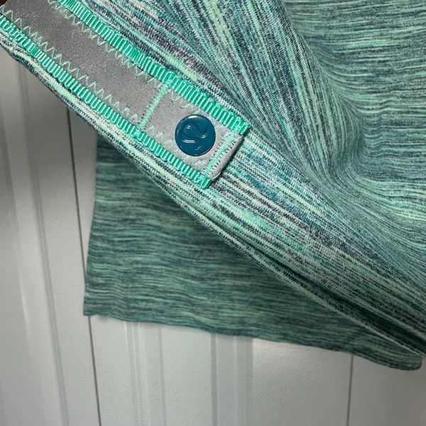 Lululemon Vinyasa Scarf‎ *Rulu Space Dye Camo Alberta Lake Fresh Teal Infinity - Image 5