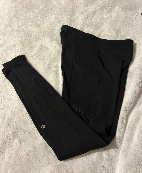 Lululemon Black Speed Up Leggings - Image 3