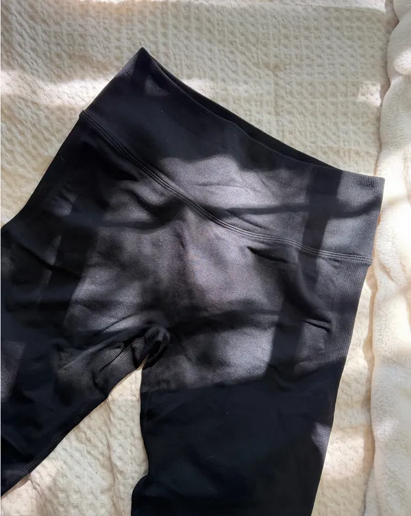 Fabletics Black Workout Tank & Leggings Set - Image 4