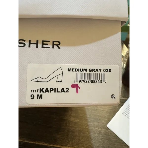 Woman's Dress Shoes‎ Marc Fisher Kapila2 Pump Medium Gray Size 9 Academia - Image 8