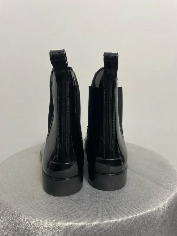 Nautica Black Rain Boots Size 7 – Chelsea Style)B16) - Image 5