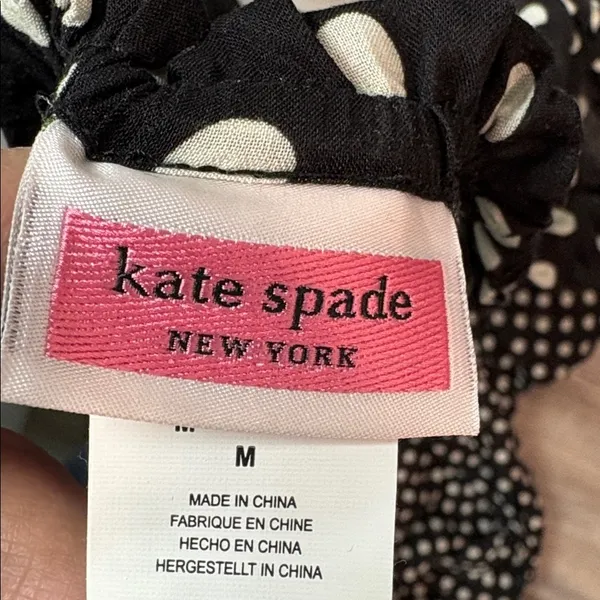 Kate Spade Lia Polka Dot Maxi Dress Size Medium - Image 6