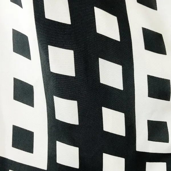 Ophelia Vintage Black & White Geometric Strapless Mini Dress Sundress Womens S - Image 5