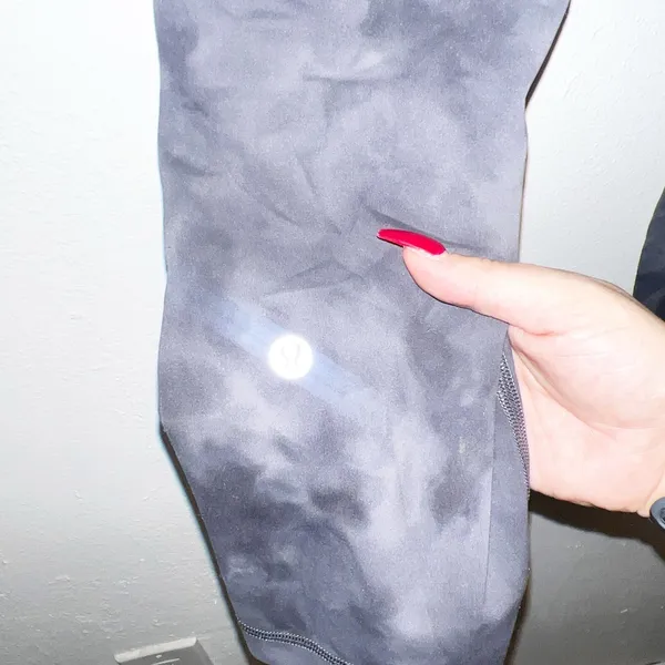 Lululemon crop pitch gray graphite gray diamond dye align leggings - Image 8