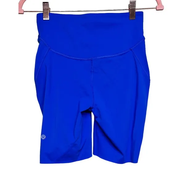 Lululemon Base Pace High-Rise‎ Short 8" Blazer Blue Tone Women’s Size 6 - Image 2