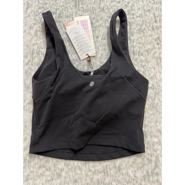 Calia Inspire Scoop Neck Tank Pure Black‎ XXS WAX14705 Built In Bra NWT - Image 6