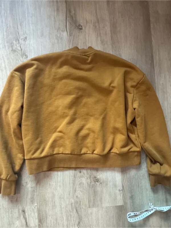 Scotch & Soda Seasonal Loose Cropped Funnel Neck Sweatshirt S - Image 9