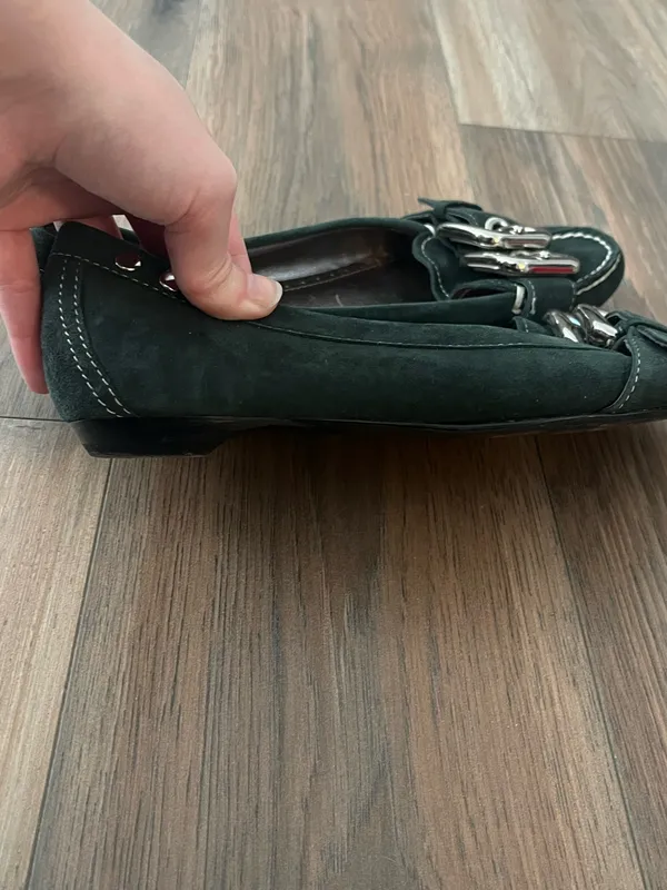 Vintage Ballet Flats Green Size 7 - Image 2