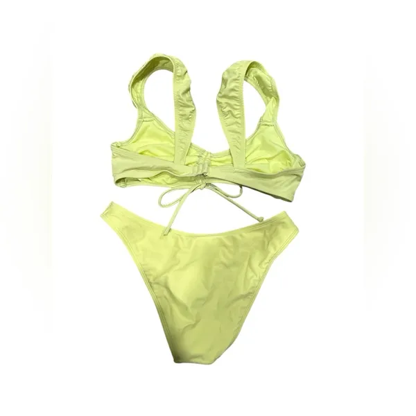 Wild Fable‎ Light Yellow Bikini Set - Bottom (S) & Bralette Top (M) - Image 2