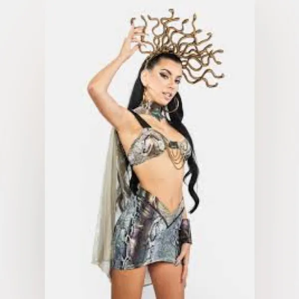 NEW Forplay A Head In The Game Medusa Costume Set Size XS/Small - Image 7