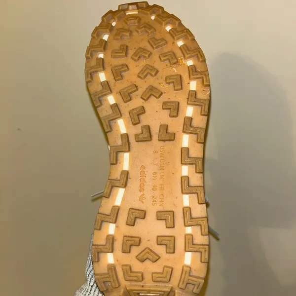 adidas Women's Cream and Mint Athletic Shoes - Image 4