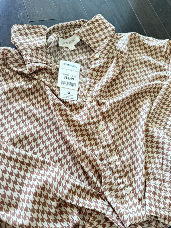 Blush Pink Button Up Top - Image 2
