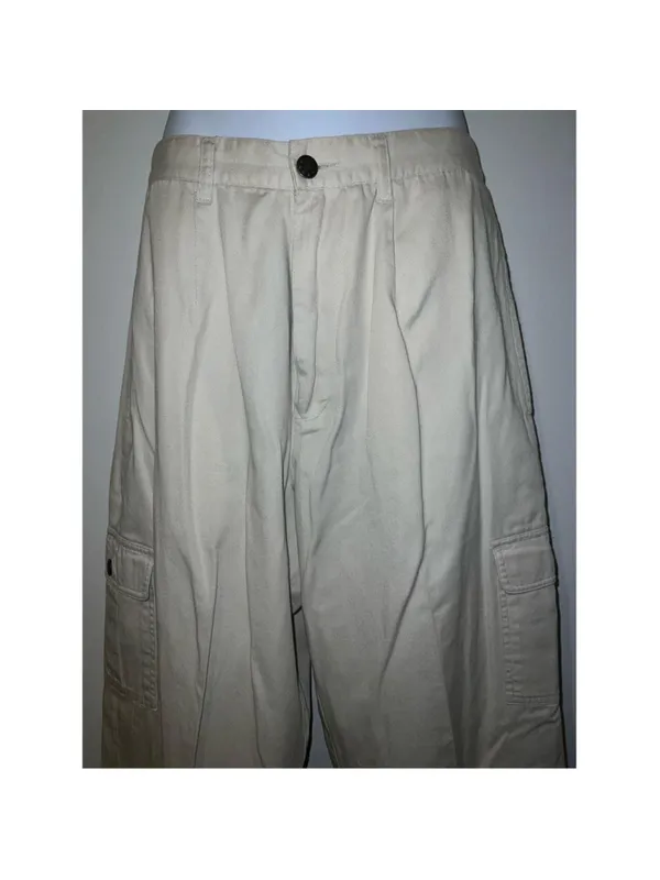Women's VTG Cargo Pants Beige 6 Casual Khaki - Image 2