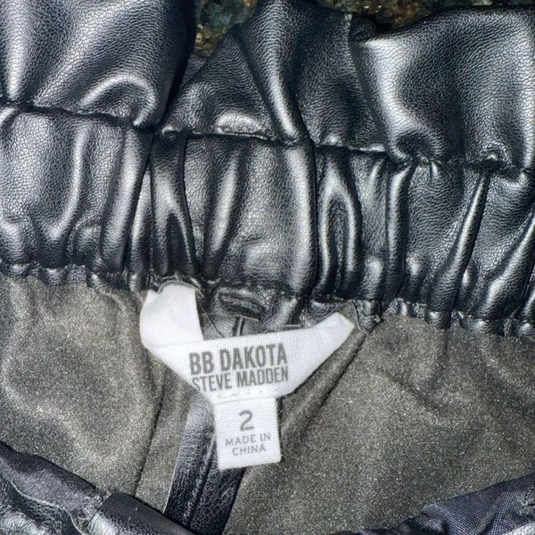 BB Dakota Faux Leather Pants - Image 3