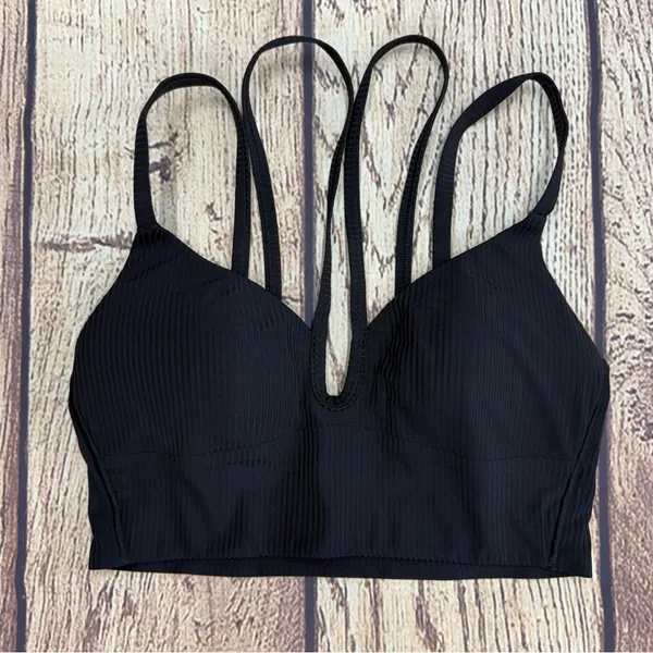 Lululemon Like a Cloud Strappy Longline Ribbed Bra Sz. 2 - Image 2