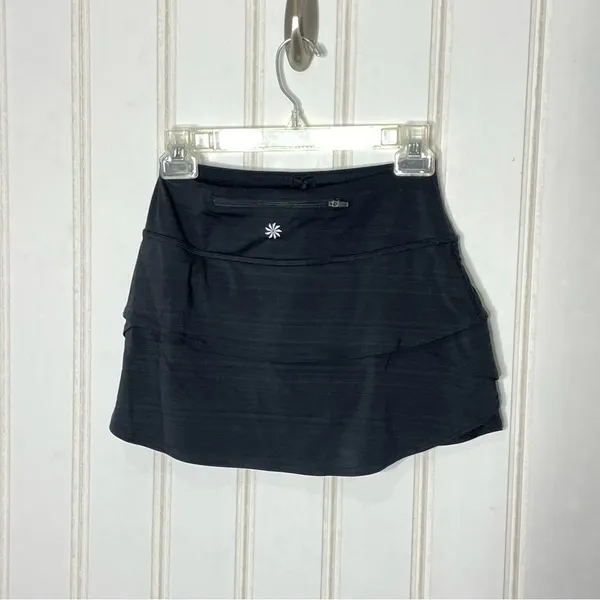Athleta Black Athletic Skort Sz XXS 90 - Image 8