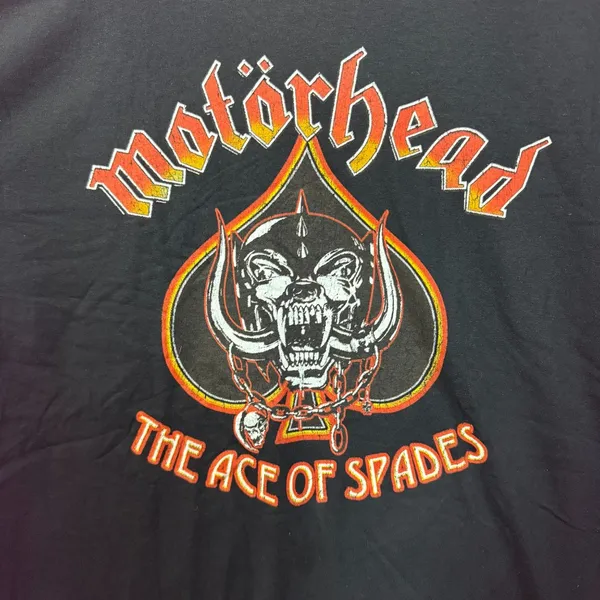 Motorhead The Ace of Spades AlbumArt Heavy Metal Band Tee M - Image 2