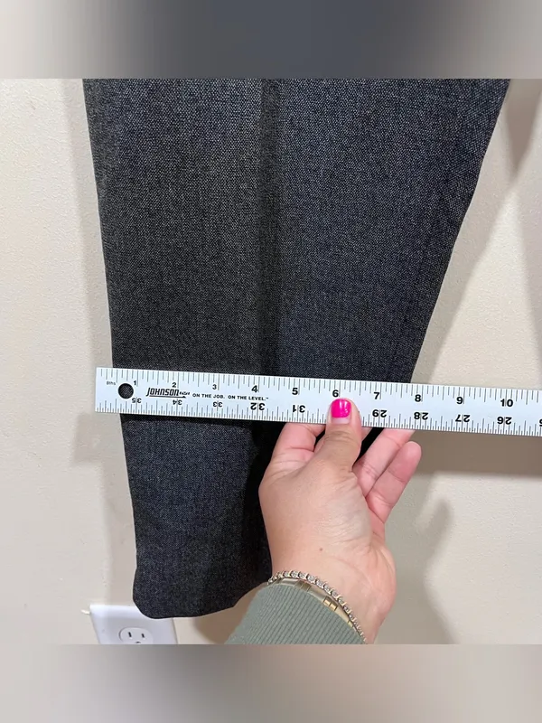 NWT ZARA Zara "The Modern High-Rise" pants gray high-rise waist size 12 - Image 4