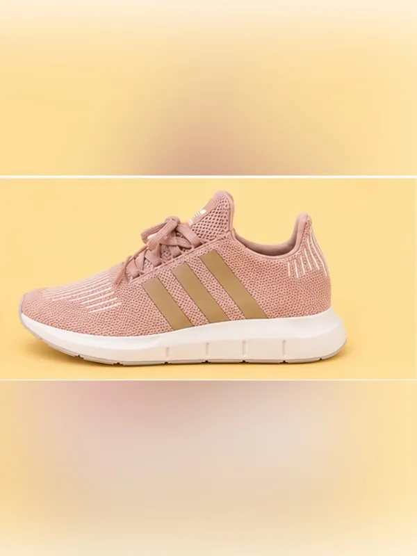 Adidas Originals Women's Swift Run size 9.5 TTS Ash Pearl / White lace-up - Image 3