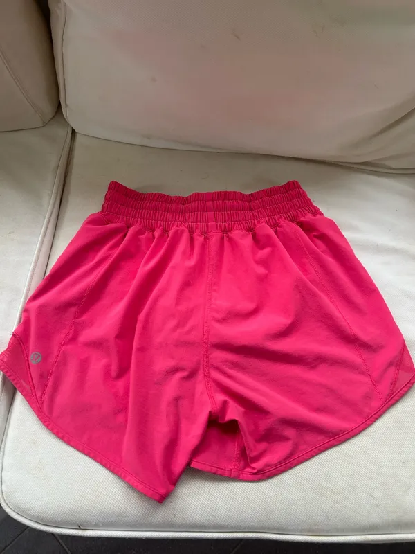 Pink Lululemon Hotty Hot Shorts  - Image 6