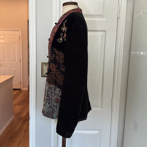 White Stag Vintage Y2K bohemian patchwork whimsigoth jacket - Image 7