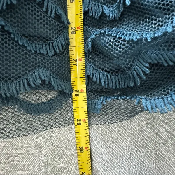 Intimissimi Teal Scalloped Strapless Sheath Dress Size S - Image 7