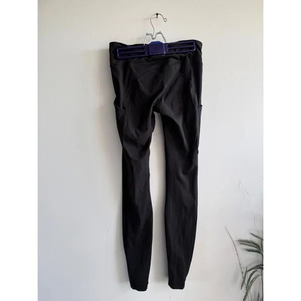 Lululemon Tight Black High Rise Leggings with‎ Pockets Size 6 W5BPTS - Image 3