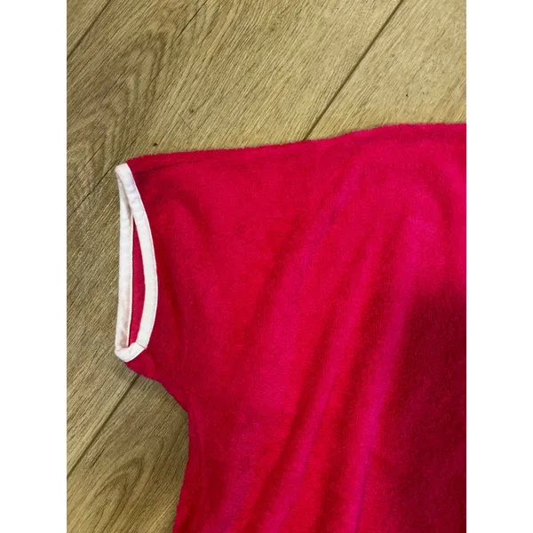 Vintage Vanity Fair Pink Terry Cloth Lounge Set Shorts Top Made in USA Medium - Image 4