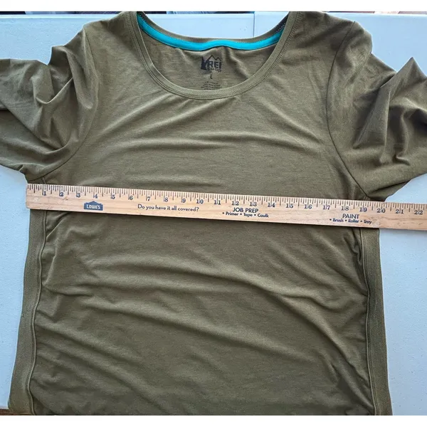 REI Co-op Screeline Cascade Long-Sleeve T-Shirt Womens L Olive Green - Image 4