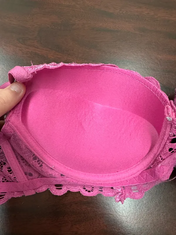 Juicy Couture Pink Push Up Bra Size 34B - Image 6