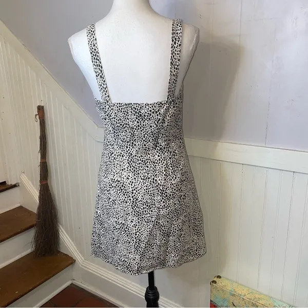 American Eagle leopard print mini dress grunge goth animal print S - Image 5