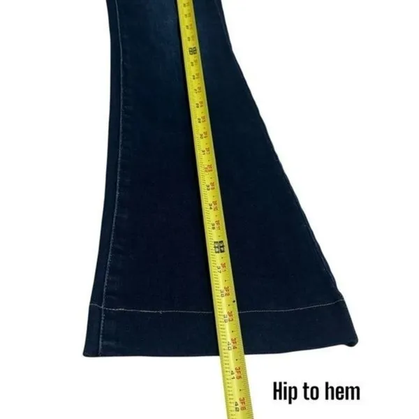 KanCan Parker High Rise Trouser Flare Dark‎ Wash Capsule Comfort Rodeo 9/28 - Image 11