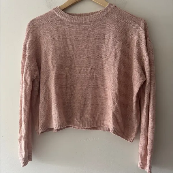 Garage Light Pink‎ Knit Sweater - Image 2