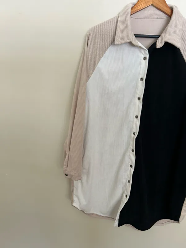 Oversized large button down shirt Multiple - Image 2