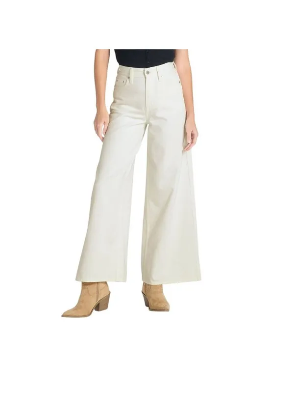 Universal Thread Womens Highest-Rise Palazzo Wide Leg Jeans 94444875 White 14 - Image 10