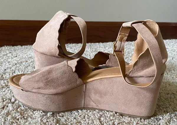 Charlotte Russe Open Toe Wedges - Image 8