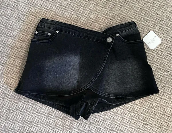 NWT Altar’d State jean skirt skort - Image 3