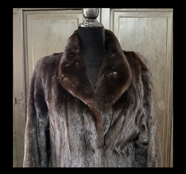 Burchay’s Exclusive Furriers of Chattanooga Long Women’s Mink Coat - Large Tall - Image 2