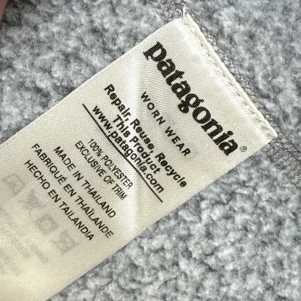 Patagonia Better Sweater Gray Pullover Small RCP‎ Advisors Logo Quarter Zip - Image 7