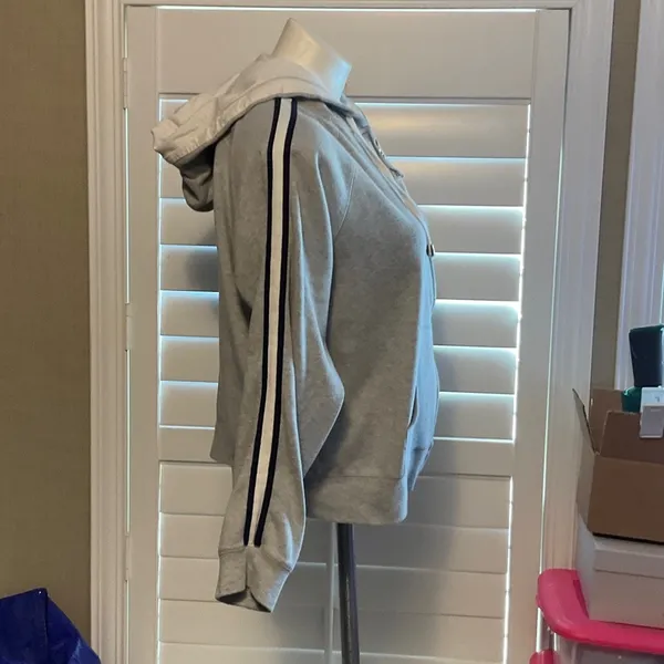 St. John's Bay Gray Zip-Up Hoodie - Image 2