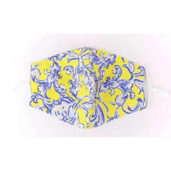 ✨NIP Tory Burch Floral Two Layer Adjustable Mask Face Cover✨ - Image 2