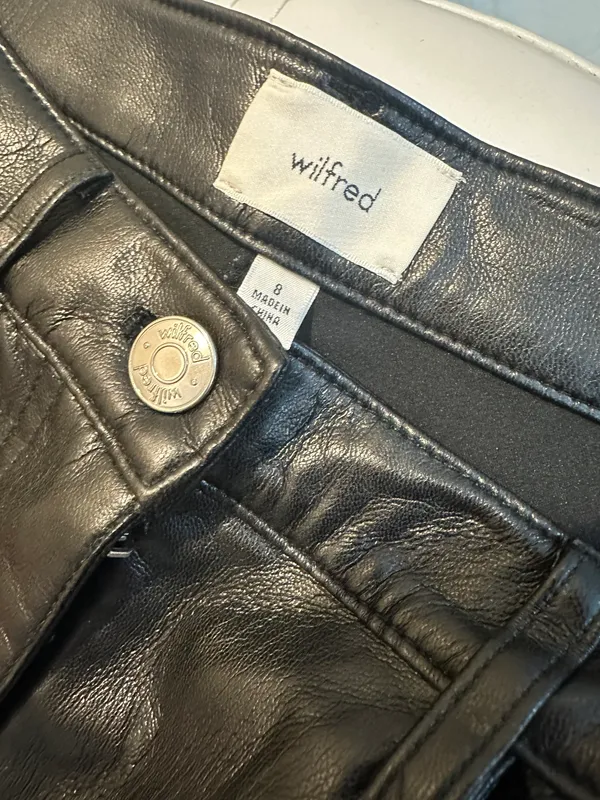 Wilfred Melina Super High Rise Pant Size 8 in Black - Image 7