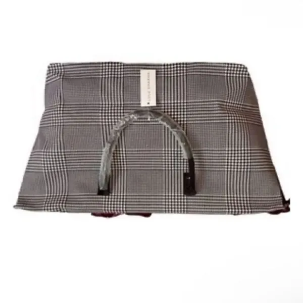 Lulu Dharma Pink Plaid Weekender Bag - Image 2