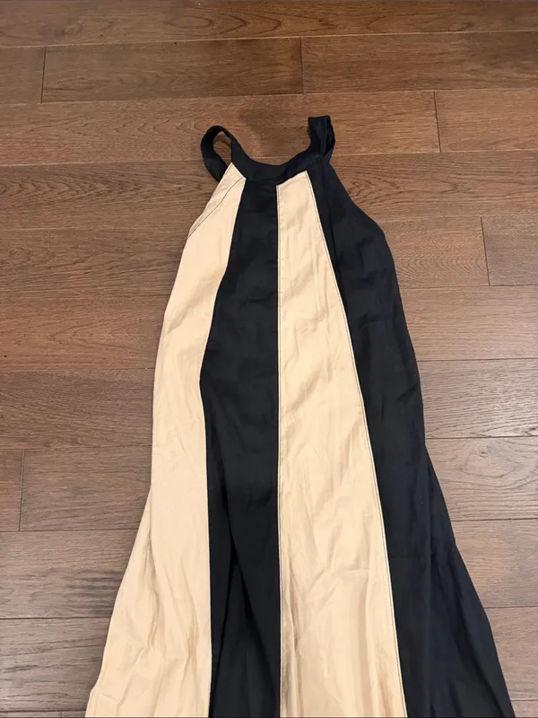 Maeve Linen Halter Swing Maxi Dress Size Medium NWT - C11-730 - Image 3