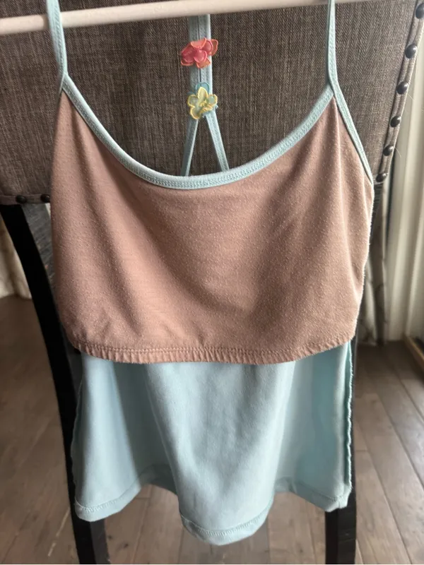 Balance Collection by Marika Light Blue Strappy Racerback Camisole - Image 10