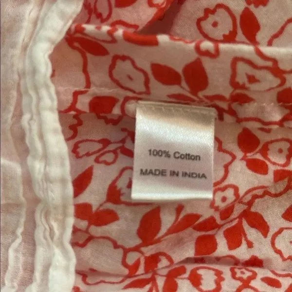 Olivia James Red White Floral Mini Dress XS - Image 5