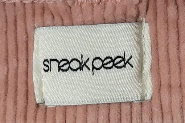 Sneak Peak Mauve Dusty Rose Pink Corduroy Mini Skirt Large - Image 9