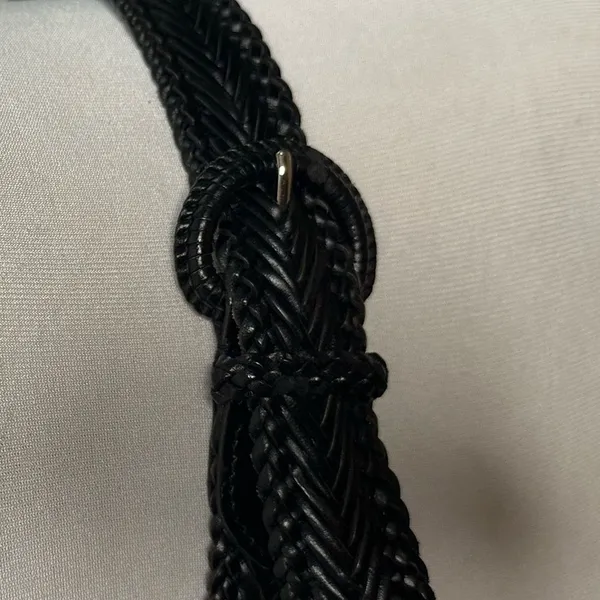 Talbots genuine leather woven belt - Image 2