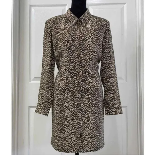 Petite Sophisticate Skirt Brown & Tan Set(Size Medium) - Image 2