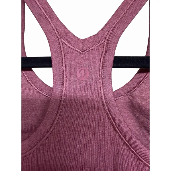 Lululemon Ebb to Street Tank Top Burgundy Women's Size‎ 4 - Image 8